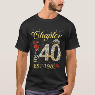 Camiseta Capítulo 40 Est 1982 40º Cumpleaños De Las Mujeres