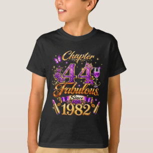Camiseta Capítulo 44 Fabuloso desde 1982 Cumpleaños 44 Muje