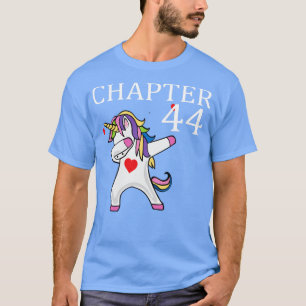 Camiseta capítulo 44 unicornio dabbing feliz cumpleaños 44