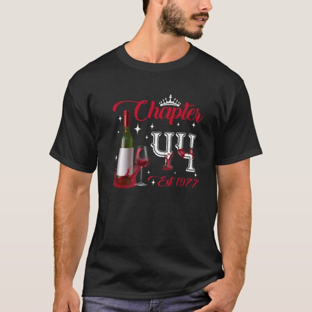 Camiseta Capítulo 44 Y/O Est 1977 44º Bot Vino Rojo (Anverso)
