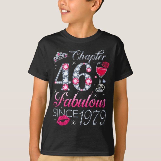 Camiseta Capítulo 46 Fabuloso Desde 1979 Regalo de cumpleañ (Anverso)
