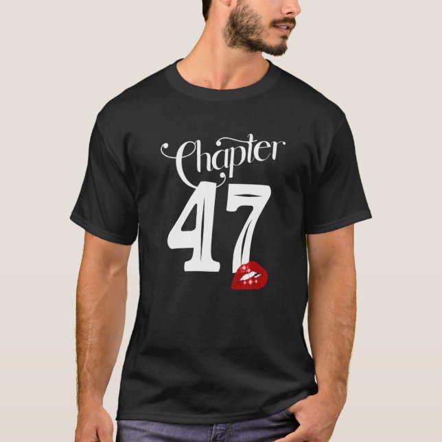 Camiseta Capítulo 47 47º levantamiento de cumpleaños Capítu (Anverso)