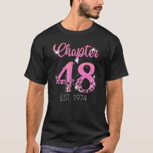 Camiseta Capítulo 48 Años Est 1974 48º cumpleaños 1