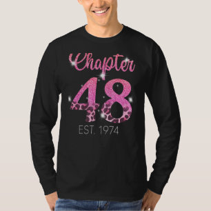 Camiseta Capítulo 48 Años Est 1974 48º cumpleaños 1