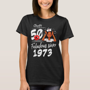 Camiseta Capítulo 50 Fabuloso desde 1973 cumpleaños de Chic
