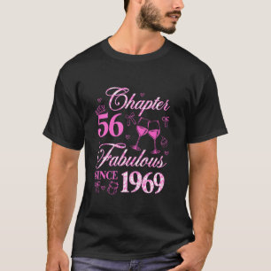 Camiseta Capítulo 56 Fabuloso Desde 1969 Coqueta Lazo 56 Cu