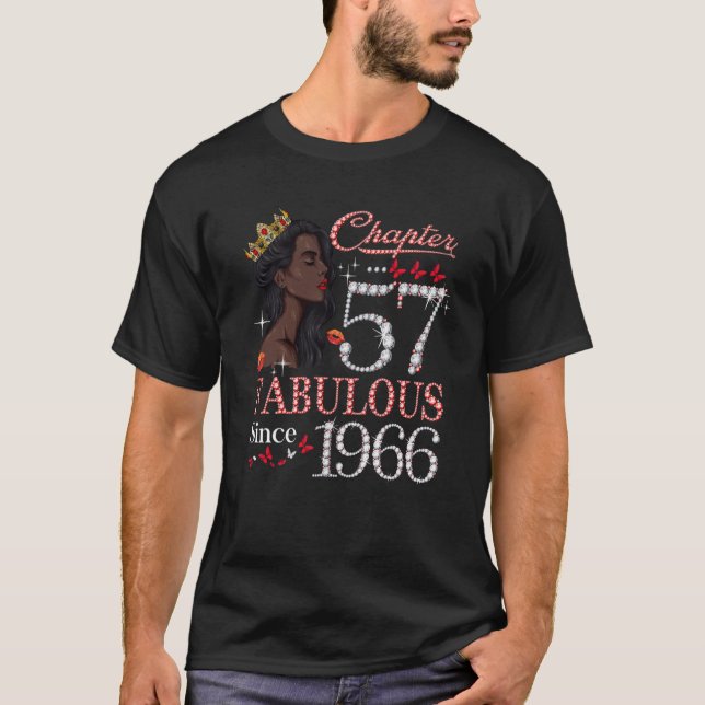 Camiseta Capítulo 57 Fabuloso desde 1966 57ª Reina de cumpl (Anverso)