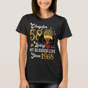 Camiseta Capítulo 58 Viviendo mi vida bendita desde 1968 Af