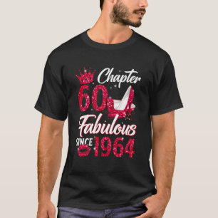 Camiseta Capítulo 60 Fabuloso Desde 1964 60 Regalos Cumplea