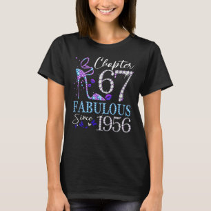 Camiseta Capítulo 67 Fabuloso desde 1956 Reina de cumpleaño
