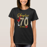 Camiseta Capítulo 70 EST 1953 70th Birthday Tee Gift For Wo<br><div class="desc">Capítulo 70 EST 1953 70th Birthday Tee Gift Para Mujeres Chicas.</div>