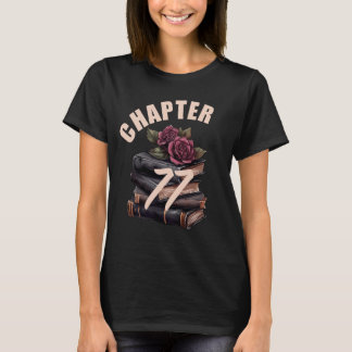 Camiseta Capítulo 77 77º Amante del libro de las mujeres de