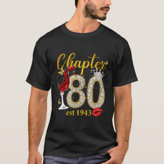 Camiseta Capítulo 80 Fabuloso Desde 1943 80Th For