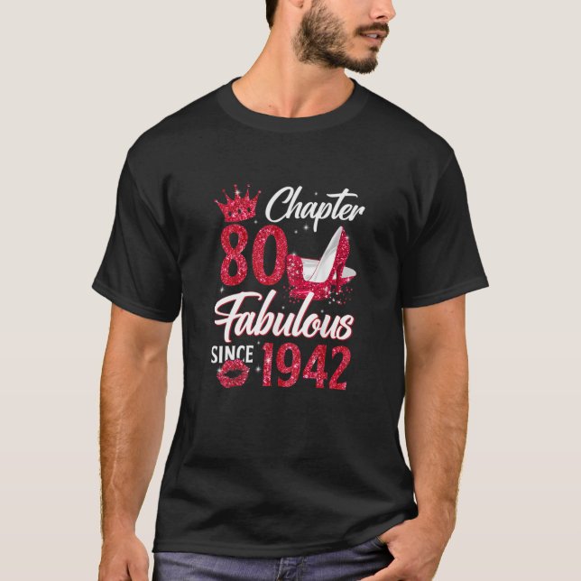 Camiseta Capítulo 80 Fabuloso Para Las Mujeres Desde 1942 8 (Anverso)