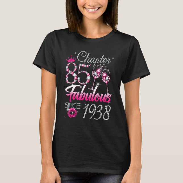 Camiseta Capítulo 85 Fabuloso para las mujeres desde 1938 8 (Anverso)