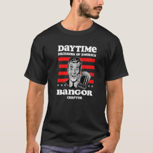 Camiseta Capítulo de Bangor Bebedores Diurnos Cerveza Cer