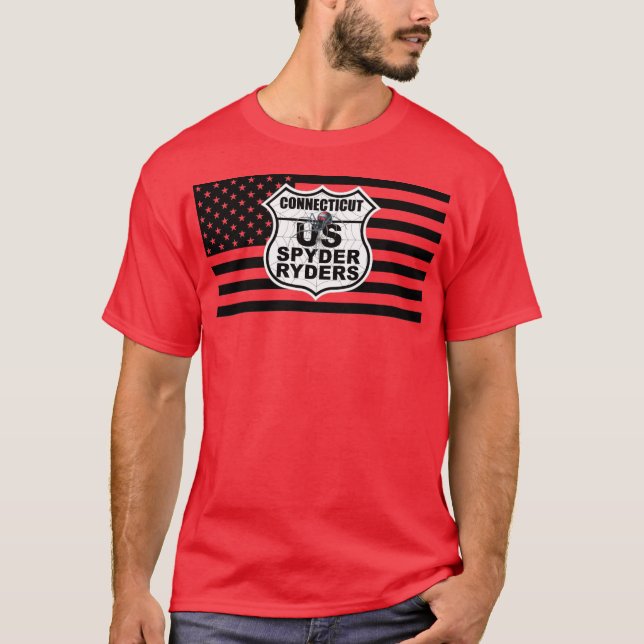 Camiseta Capítulo de Connecticut - Black Flag y logotipo (Anverso)