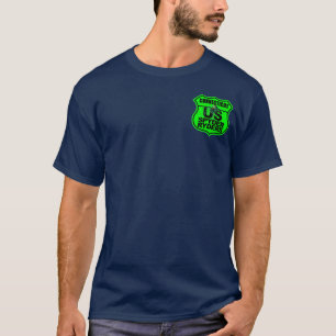 Camiseta Capítulo de Connecticut - Logo Bolsillo Verde