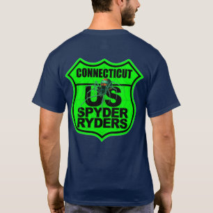 Camiseta Capítulo de Connecticut - Logotipo 2 caras Verde