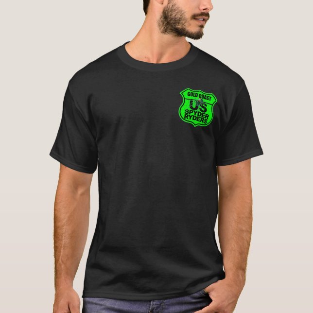Camiseta Capítulo de Gold Coast - Logo Bolsillo Verde (Anverso)