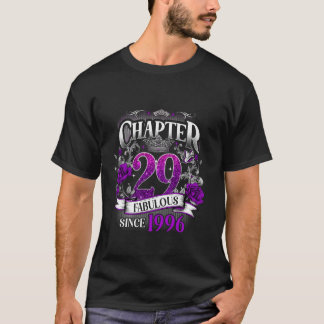 Camiseta Capítulo de Mujeres 29 Fabulosas Desde 1996 Cumple