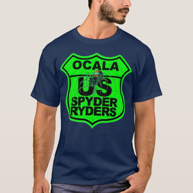 Camiseta Capítulo de Ocala - Verde de seguridad para logoti (Anverso)