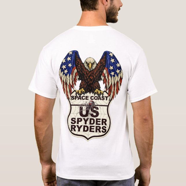 Camiseta Capítulo de Space Coast - Águila Logo 2s (Reverso)