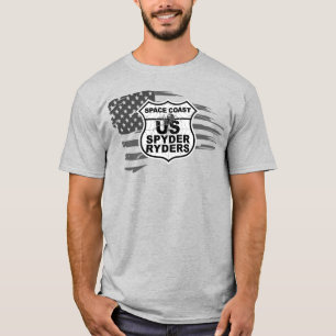 Camiseta Capítulo de Space Coast - Tattered Flag bw