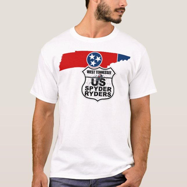 Camiseta Capítulo de Tennessee Occidental - Logotipo de con (Anverso)