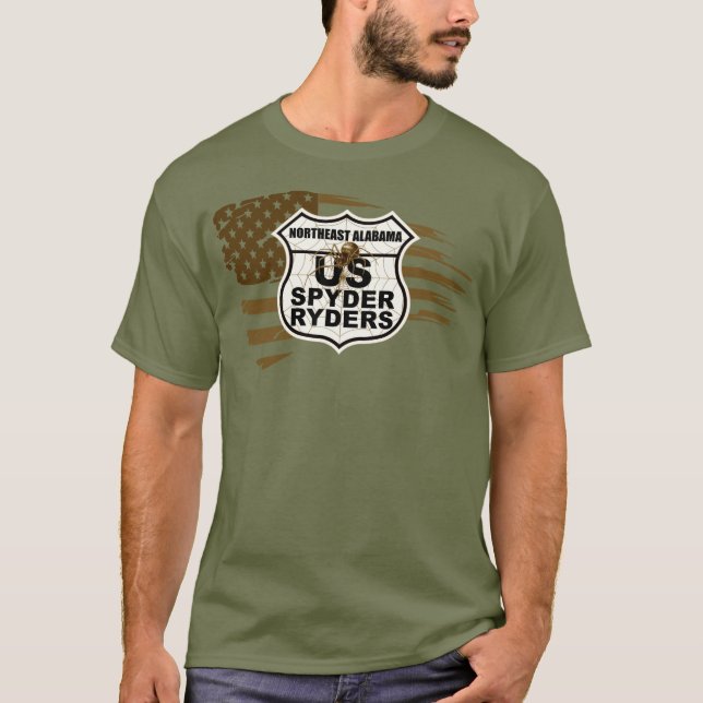 Camiseta Capítulo del noreste de Alabama - Sepia de bandera (Anverso)