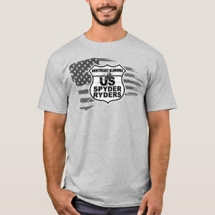 Camiseta Capítulo del Noreste de Alabama - Tattered Flag bw