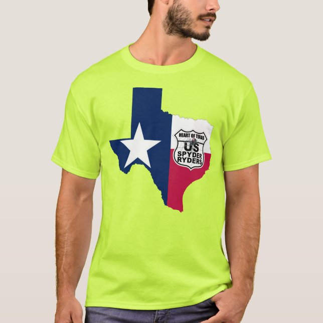 Camiseta Capítulo Heart Of Texas - RWB Estado (Anverso)