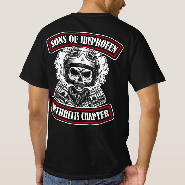 Camiseta Capítulo Hijos de la artritis por Ibuprofeno (Reverso)