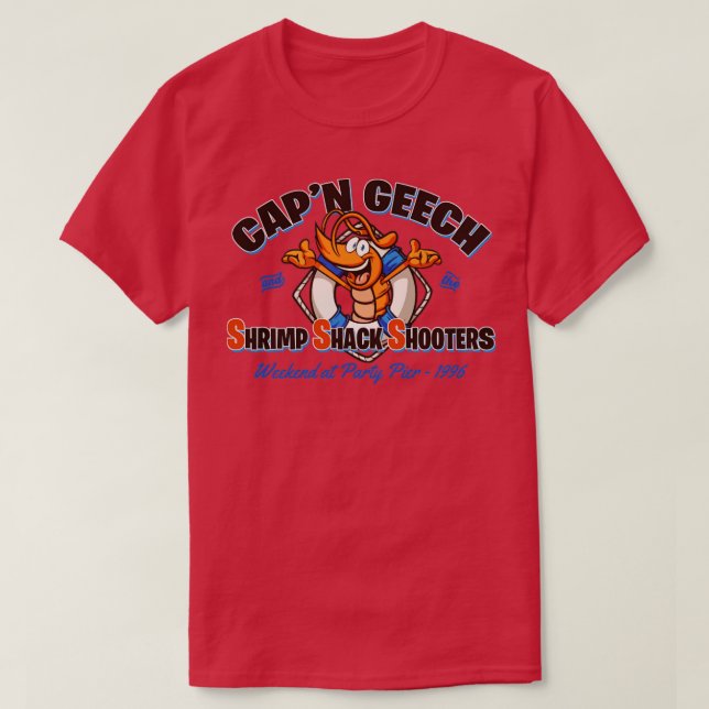 Camiseta Capn Geech y los tiradores de chozas que haces (Diseño del anverso)