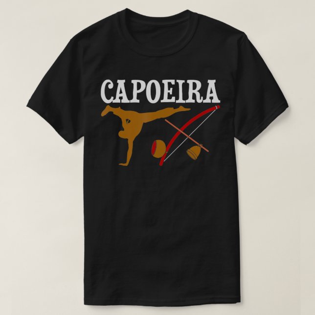 Camiseta Capoeira Berimbau Brasil (Diseño del anverso)