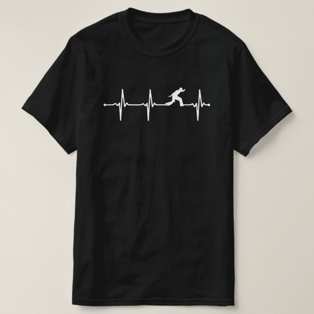 Camiseta Capoeira Combatir el corazón al estilo ECG Bv (Diseño del anverso)