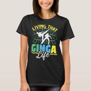 Camiseta Capoeira Ginga Bandera Brasil Capoeira