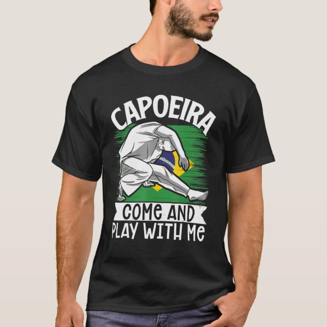Camiseta Capoeira Martial Capoeiracome (Anverso)