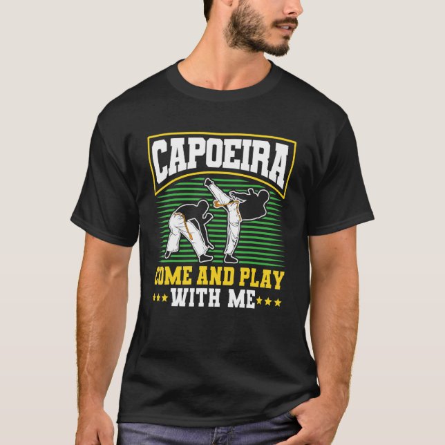 Camiseta Capoeira Martial Capoeiracome (Anverso)