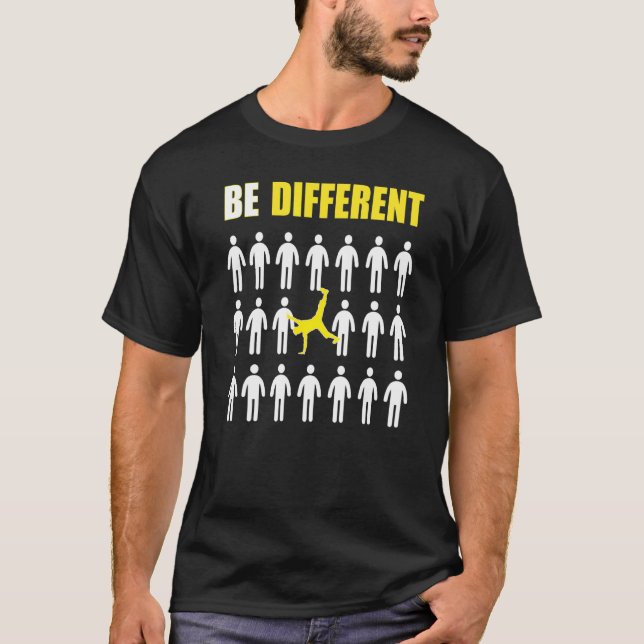 Camiseta Capoeira Sea Diferente Inspiración (Anverso)