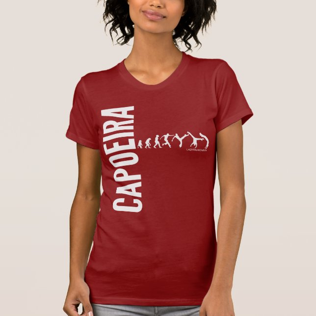 Camiseta Capoeira w rojo (Anverso)