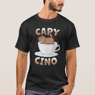 Camiseta Cappuccino Capy Capy Capy Café Mu