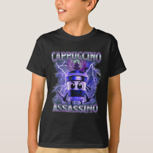 Camiseta Cappuccino Ino Coffee Amantes del Brainrot Italian