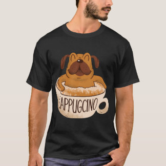 Camiseta Cappuccino Pug de Café