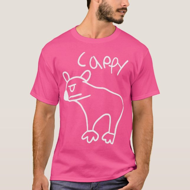 Camiseta Cappy, El Capibara Aburrido (Anverso)