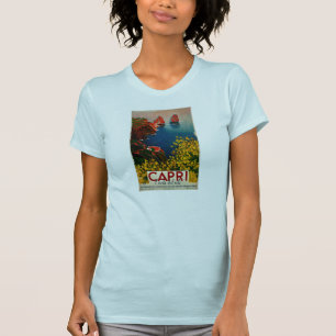 Camiseta Capri L'Isola del Sole Italia Azul
