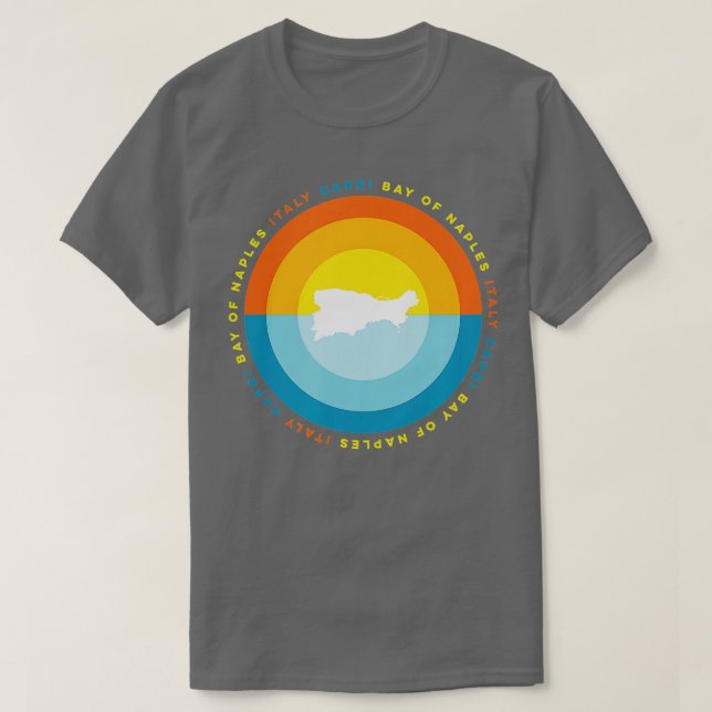 Camiseta Capri Naples Italia (Diseño del anverso)