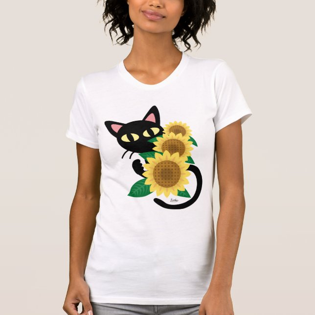 Camiseta Capricho con el girasol (Anverso)