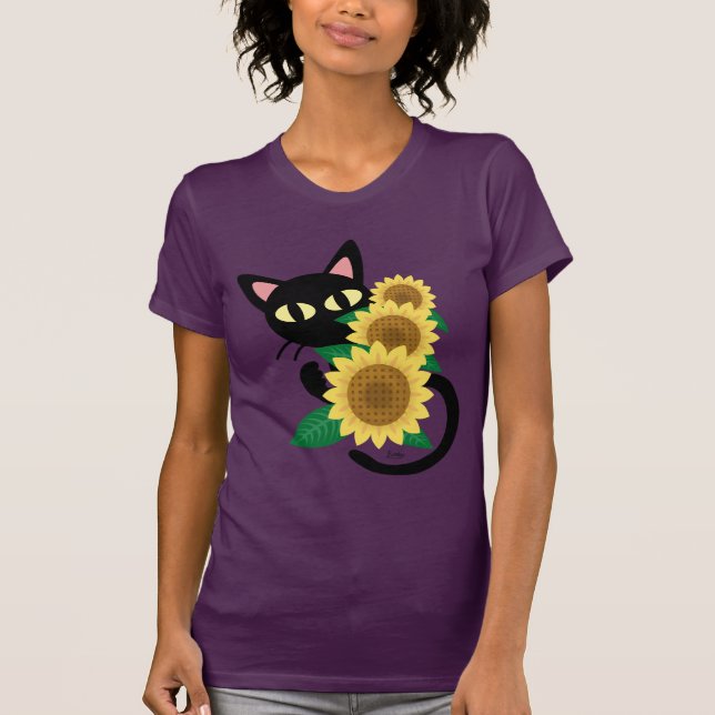 Camiseta Capricho con el girasol (Anverso)