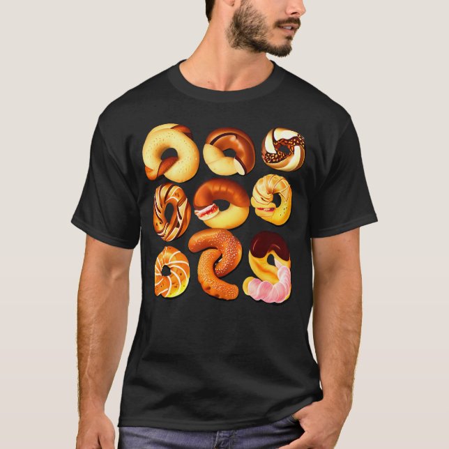 Camiseta caprichosa Bretzel Foodie (Anverso)